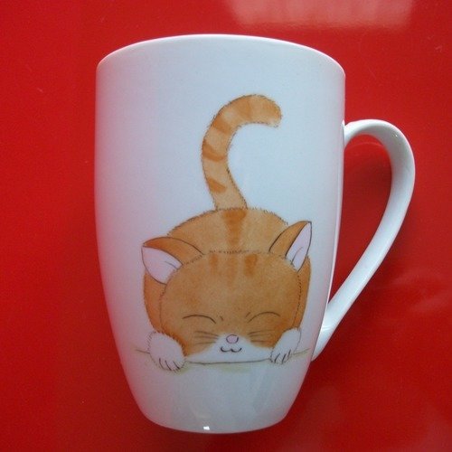 Mug : " chat joueur " - cadeau maîtresse - cadeau nounou