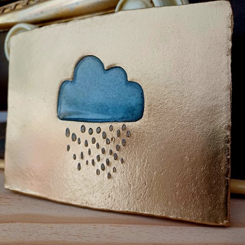 Plaque décorative nuage