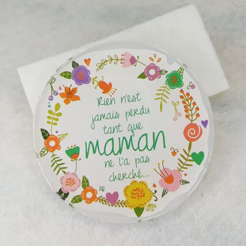 Magnet de 5cm maman