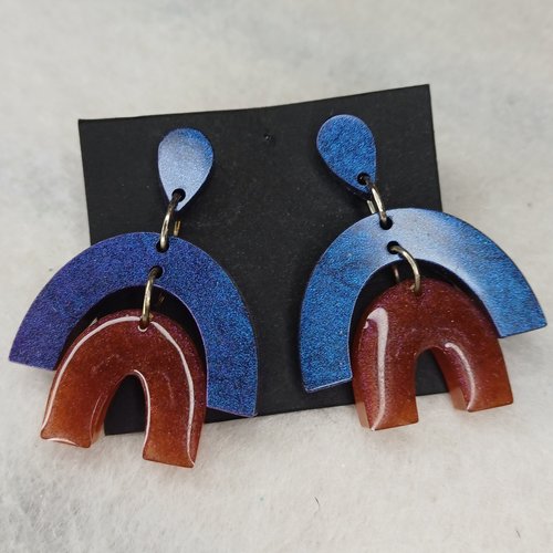 Boucles d'oreilles reflets
