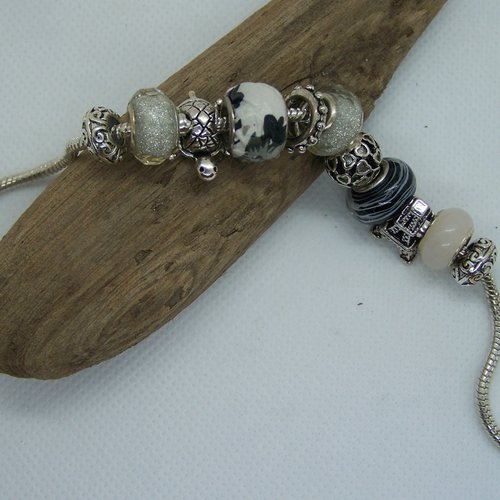 bracelet pandora noir et blanc bracelet pandora noir et blanc