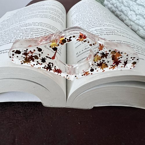 Bague de lecture en résine automne