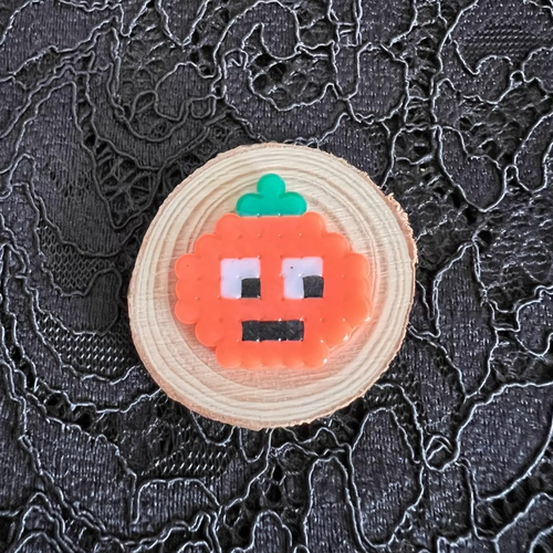 Broche halloween : citrouille