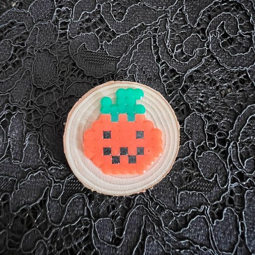 Broche halloween : citrouille