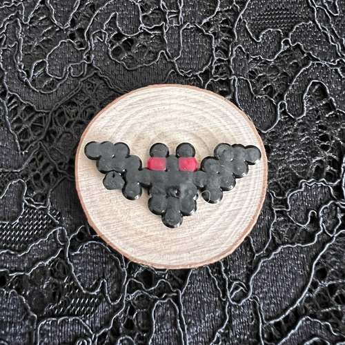 Broche halloween : chauve-souris