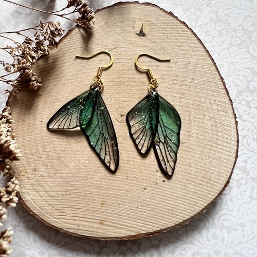 Boucles d'oreilles "ailes de papillon"