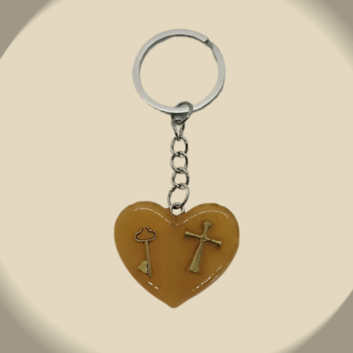 Porte clés "cœur de sagesse"