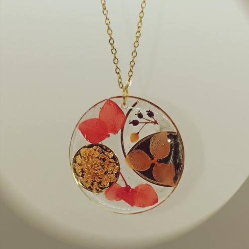 Collier "automne scintillant"