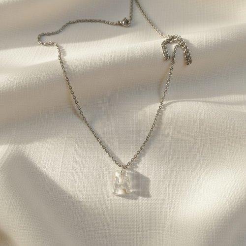 Collier lettres personnalisées argent
