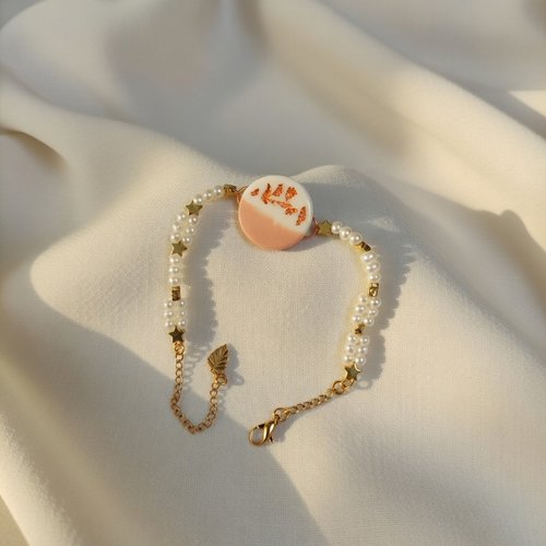 Bracelet "aube de bronze"