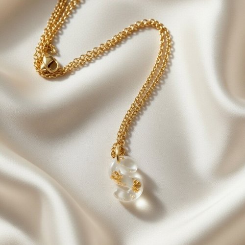 Collier lettres personnalisées or