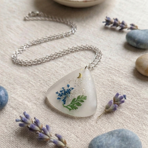 Collier "jardin d'hiver"