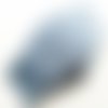 Masque de protection en tissu japonais ancre marine sur fond gris bleu