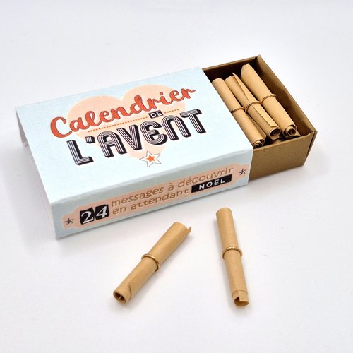 Mini calendrier de l'avent à personnaliser, cadeaux fêtes, noël