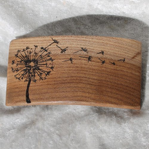 Barrette à cheveux en bois