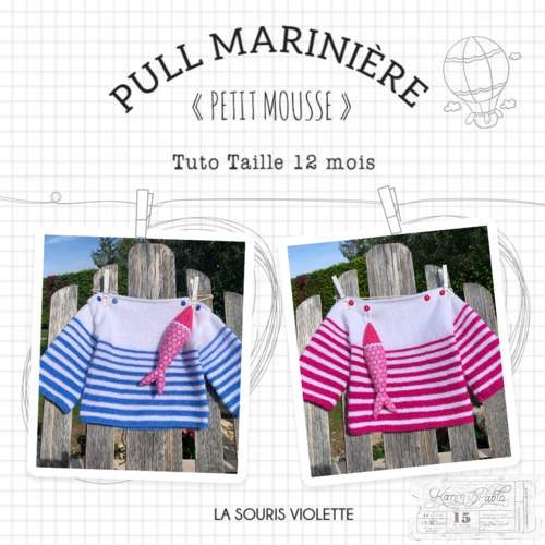 Tuto-34  pull marinière "petit mousse"