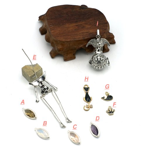 1 pendentif, différents, modèles aux choix