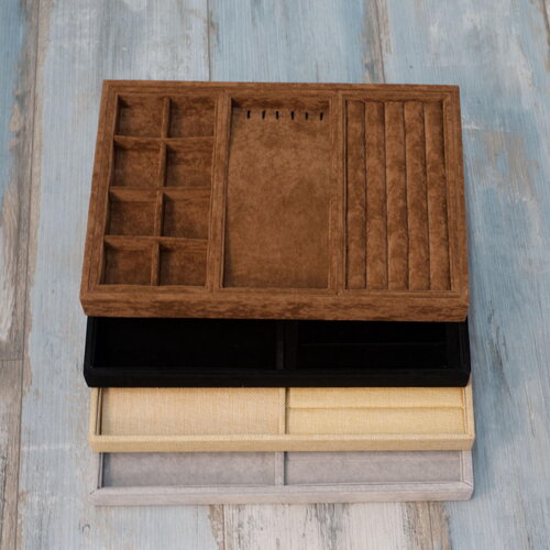 Présentoir grand plateaux pour bijoux, divers modèles aux choix