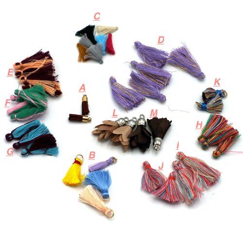 4-10 pompons aux choix