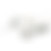 2 épingles à cheveux support cabochon argenté, fantaisie 10