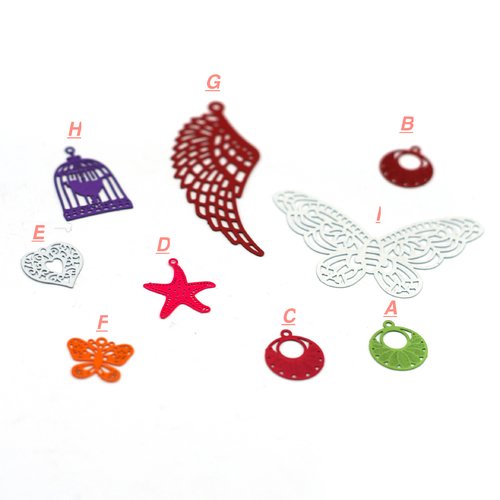 4-10 estampes / chandeliers filigranes