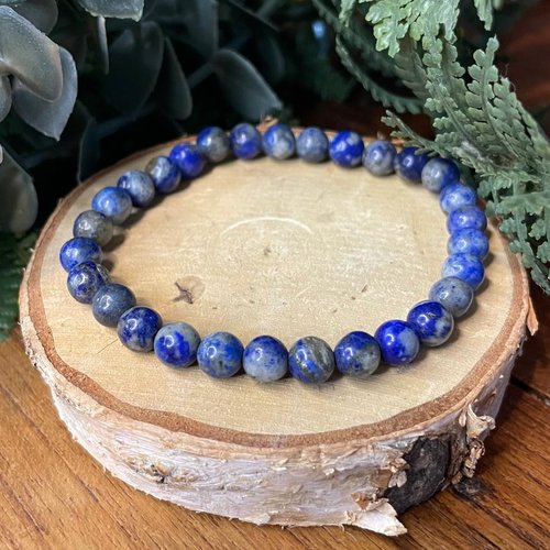 Bracelet en lapis lazuli naturel – pierre de sagesse & intuition