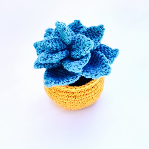 Succulente artificielle, petite plante déco, cadeau maîtresse, cadeau atsem