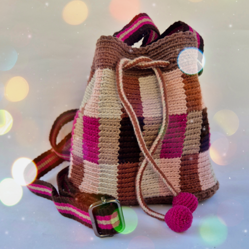 Sac fait main unique pour un noël plein de style