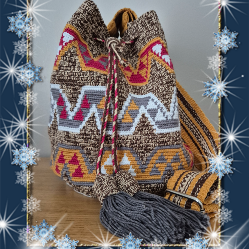 Sac fait main unique pour un noël plein de style