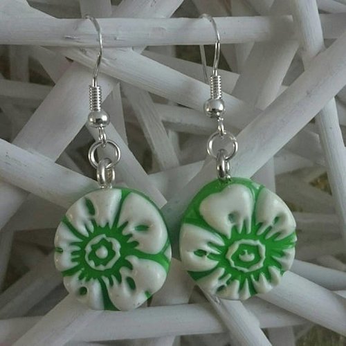 Boucles d'oreilles rondes