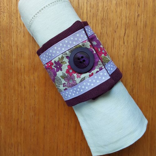 Rond de serviette de table en tissu