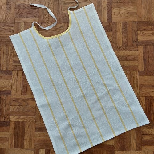 Bavoir adulte,  grande serviette de table