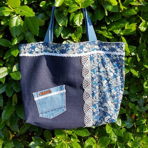 Grand sac cabas,  sac de plage,  sac pratique