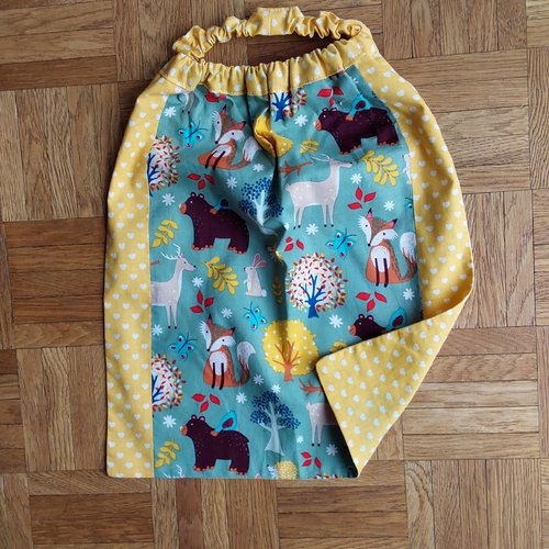 Serviette de cantine élastiquée