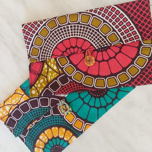 2 pochettes pour serviettes de table