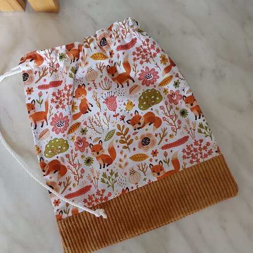 Pochon enfant,  sac à goûter
