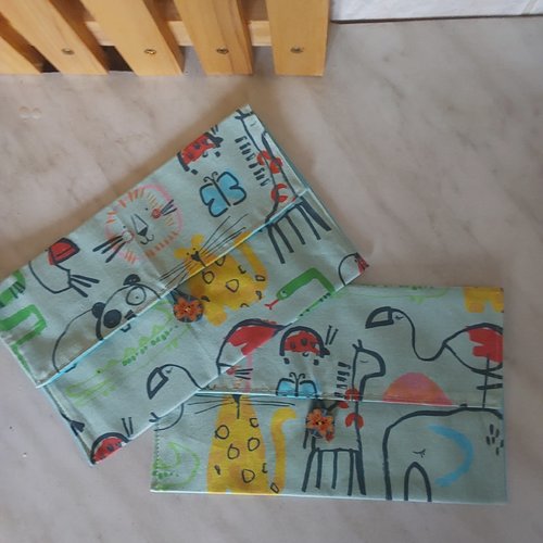 Pochettes pour serviettes de table enfants