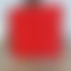 Pc14- porte chéquier en cuir rouge