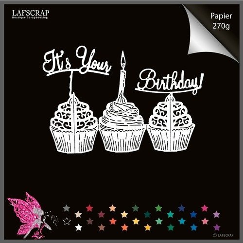 Decoupe Scrapbooking Gateau Cupcake Fete Anniversaire Mot Dessert Cuisine Cadeau Patisserie Decoupe Papier Embellissement Un Grand Marche