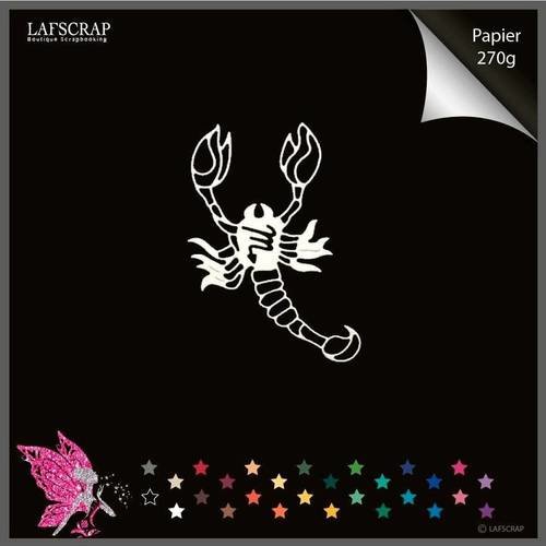 Decoupe Scrapbooking Scrap Signe Du Zodiaque Scorpion Animal Bebe Naissance Embellissement Album Scrap Die Cut Deco Un Grand Marche
