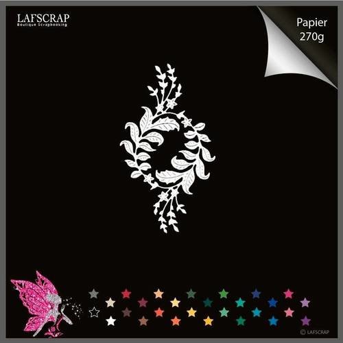 Decoupe Scrapbooking Cadre Couronne Feuille Couronne Mariage Noces Bebe Naissance Embellissement Album Deco Papier Un Grand Marche