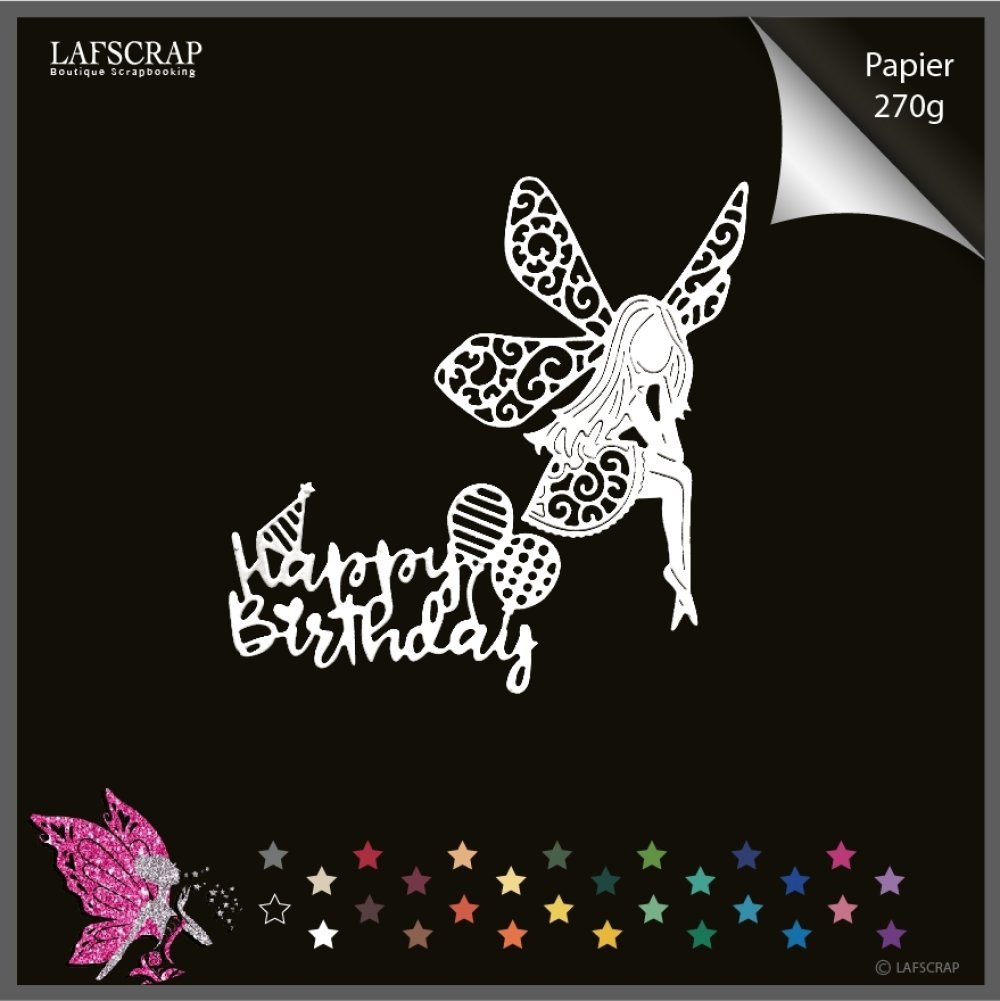 Decoupes Scrapbooking Fee Ailee Princesse Bebe Naissance Mot Happy Birthday Cadeau Joyeux Anniversaire Ballon Decoupe Papier Un Grand Marche