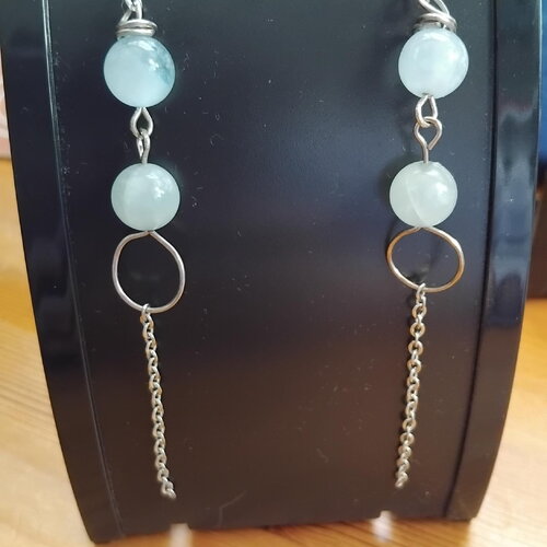 Boucles aigue marine