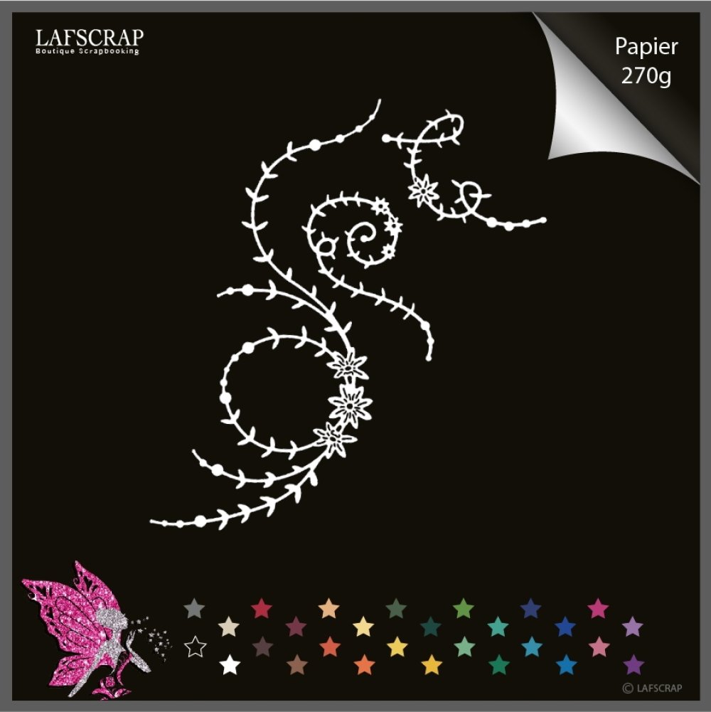 Decoupes Scrapbooking Bordure Fioriture Fleur Mariage Noces Bebe Naissance Feuille Feuillage Carte Die Cut Scrap Decoupe Papier Un Grand Marche