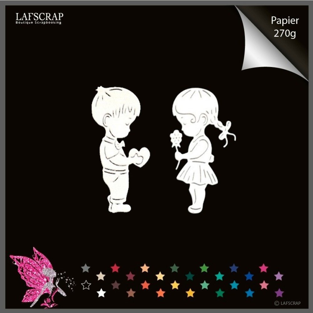 Decoupes Scrapbooking Enfant Fille Garcon Coeur Fleur Bebe Naissance Mariage Noces Embellissement Album Scrap Die Un Grand Marche