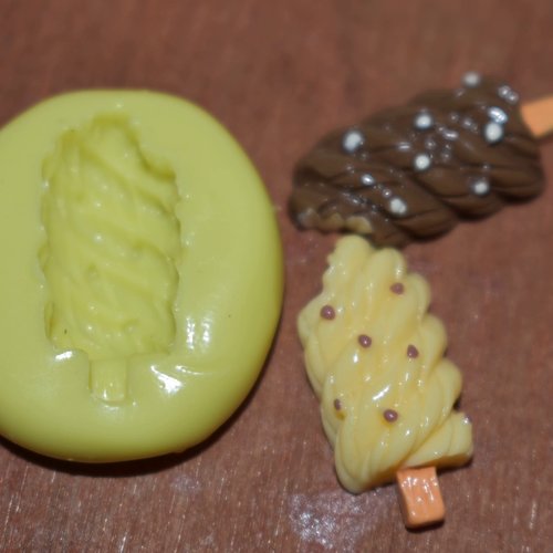 Moule silicone cabochon glace resine epoxy , fimo,plâtre,chocolat