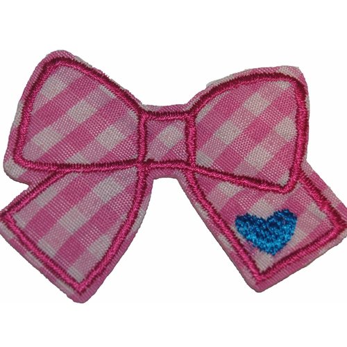 Patch noeud papillon thermocollant coutures