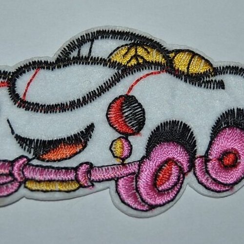 Patch voiture thermocollant coutures