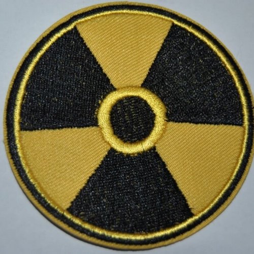 Patch radioactivité thermocollant coutures
