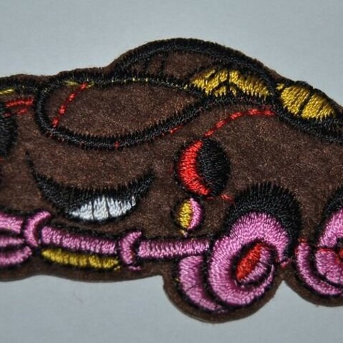 Patch voiture thermocollant coutures